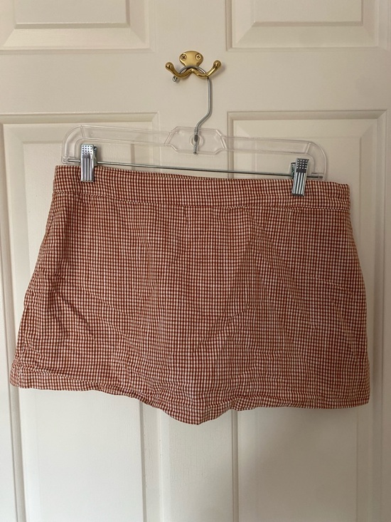 Free People Pants - Free People Gingham Mini Skort